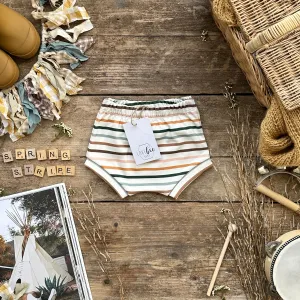 Spring Stripe Cuffed Shorts | Ready To Post