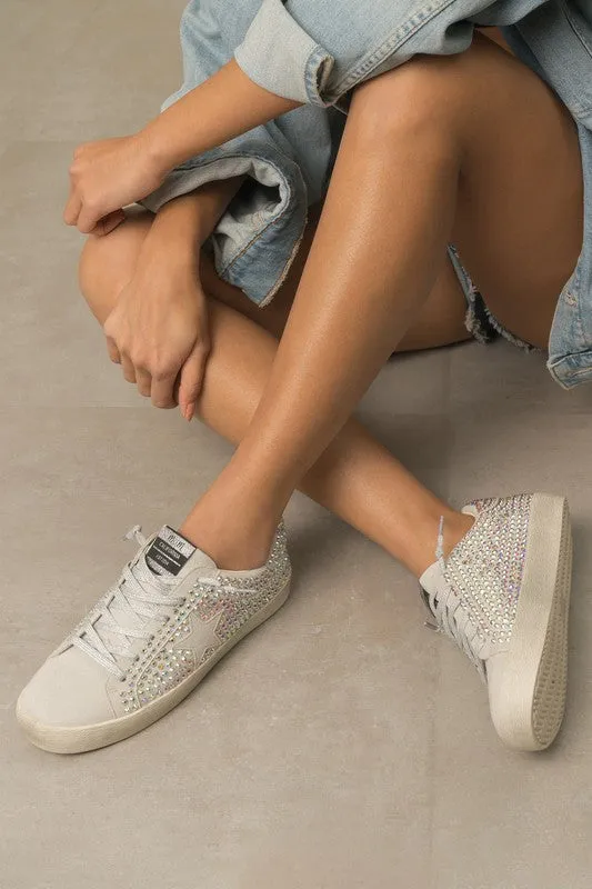 Star Of The Show Glam Rhinestone Sneakers