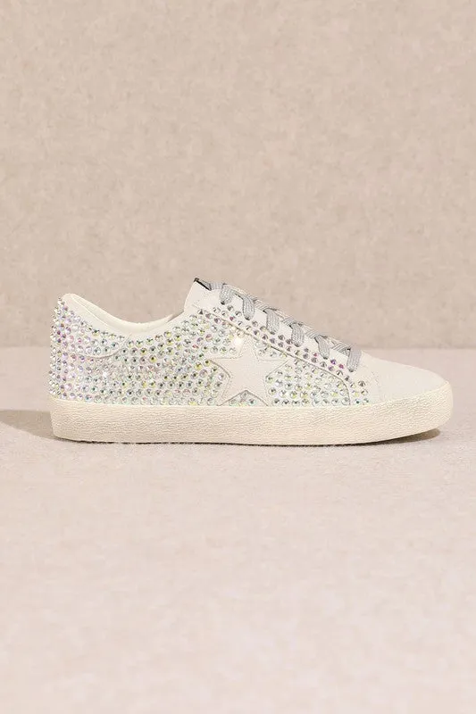 Star Of The Show Glam Rhinestone Sneakers