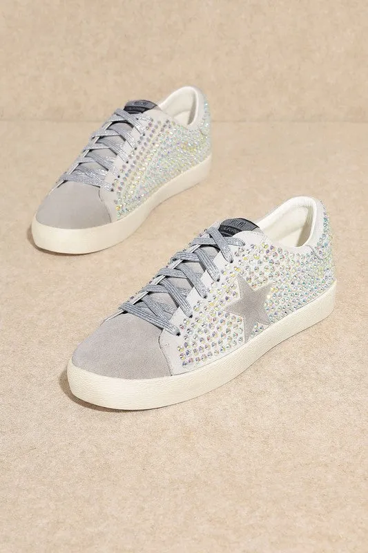Star Of The Show Glam Rhinestone Sneakers