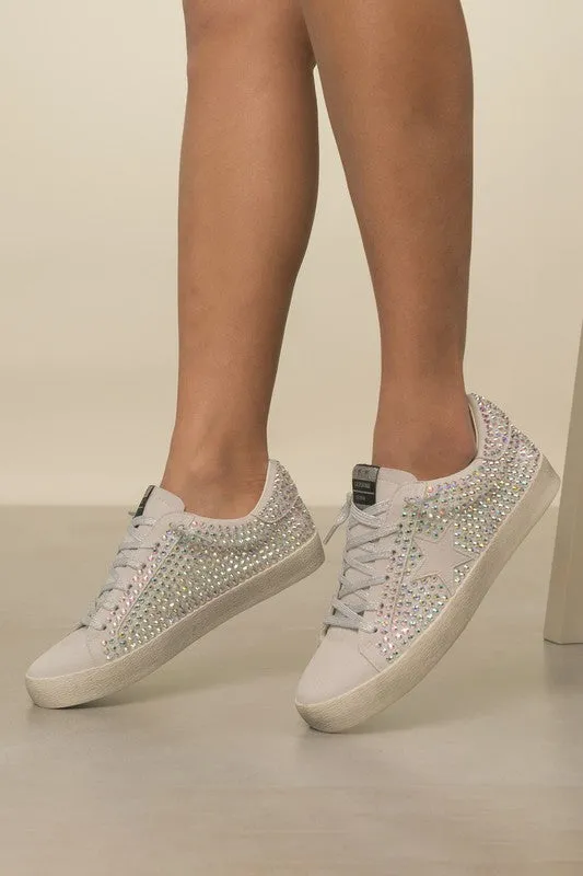 Star Of The Show Glam Rhinestone Sneakers