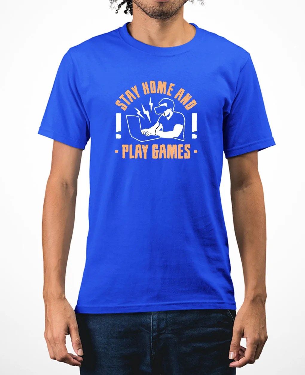 Stay home and play game t-shirt funny geek t-shirt
