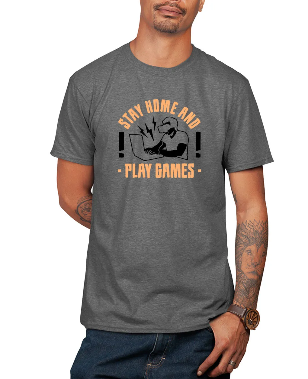 Stay home and play game t-shirt funny geek t-shirt