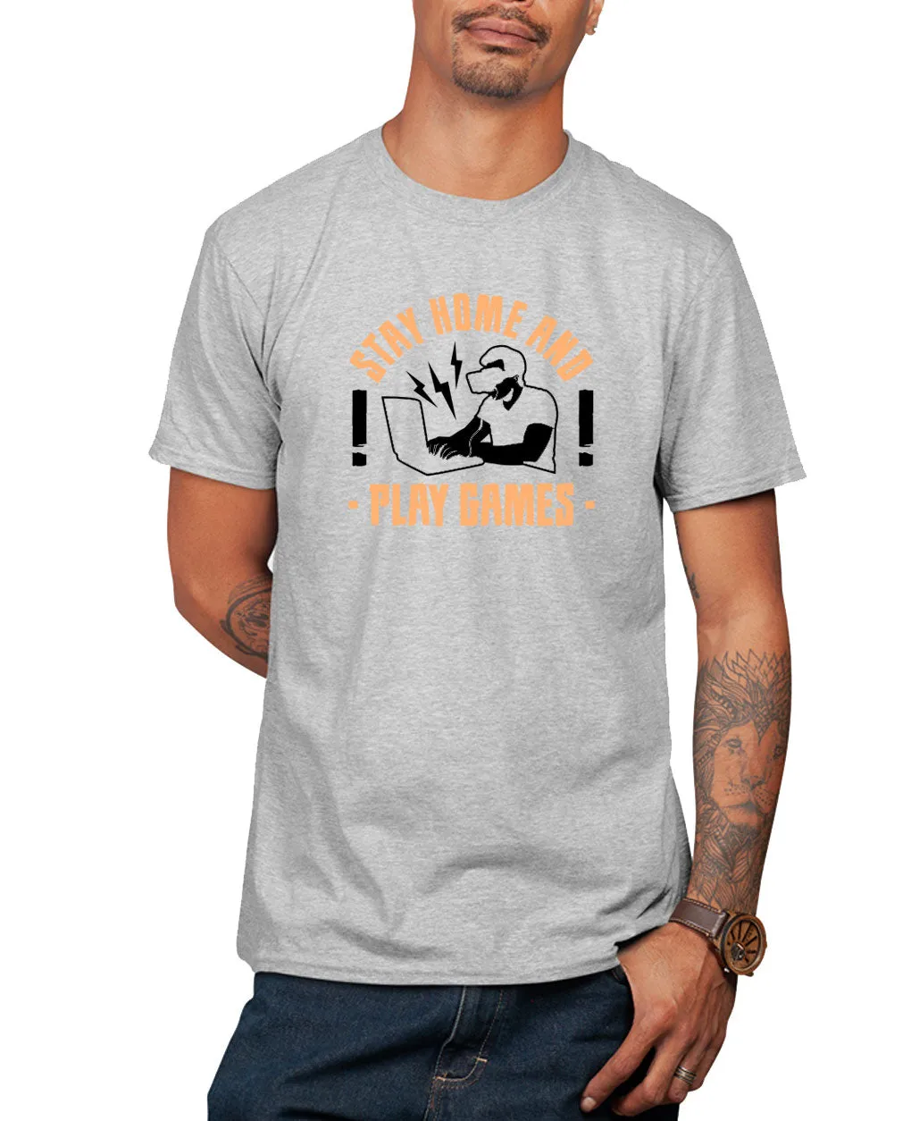 Stay home and play game t-shirt funny geek t-shirt