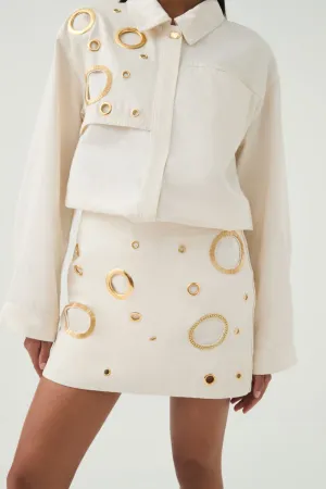 Stella Denim Mini Skirt