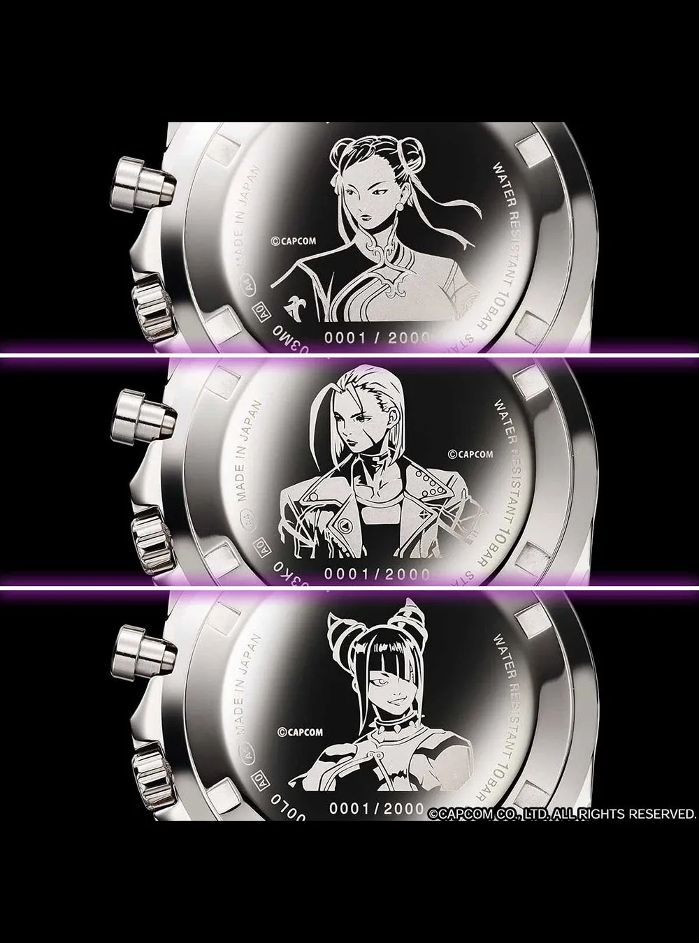 STREET FIGHTER 6 × SEIKO WATCH COLLABORATION LIMITED EDITION MADE IN JAPAN