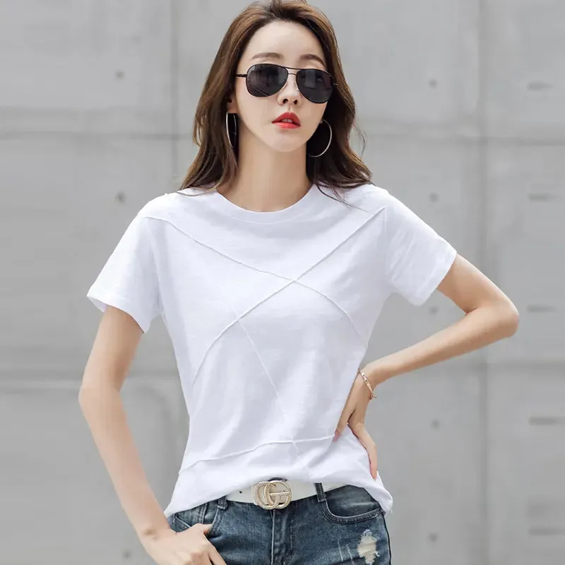 Summer Bamboo Cotton Women's T-Shirts