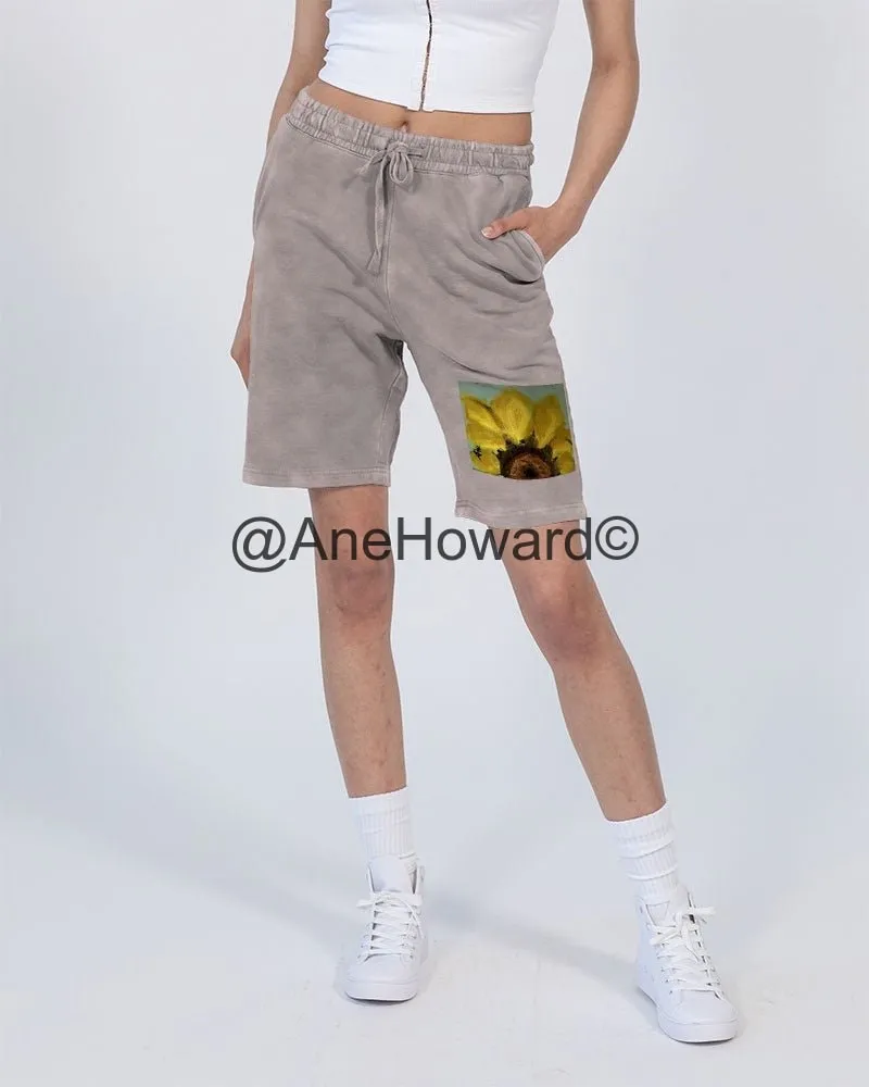 Sunflower Unisex  Cotton Vintage Shorts