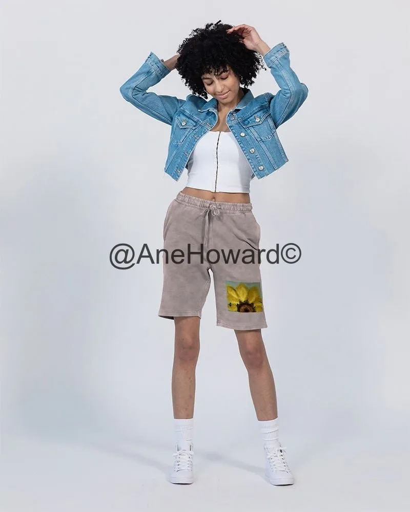 Sunflower Unisex  Cotton Vintage Shorts
