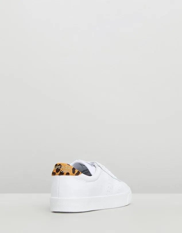 Superga Sport Club Sneakers Leopard White Brown