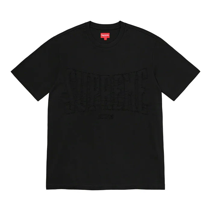 Supreme Cutout Logo S/S Top- Black