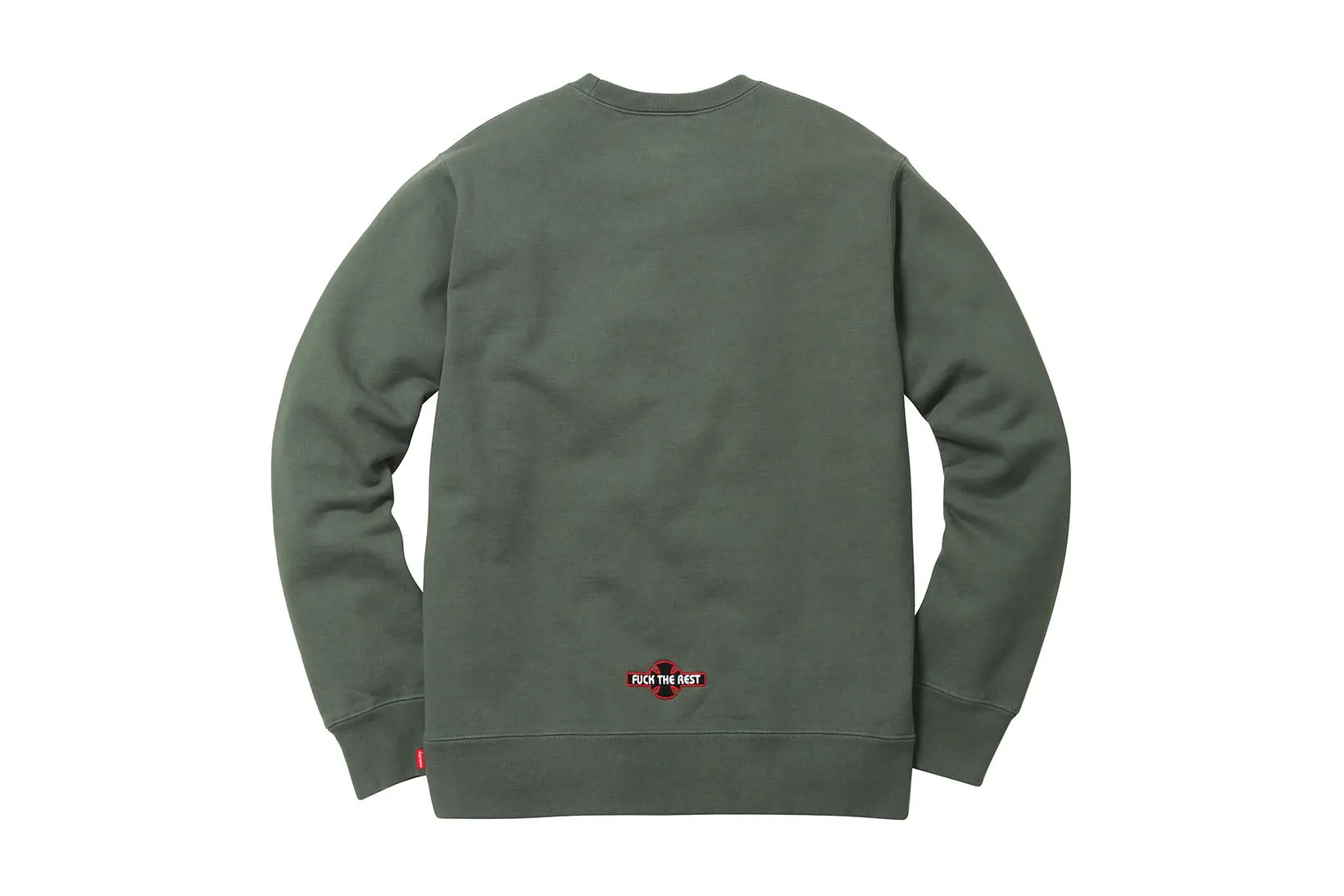 Supreme Independent Crewneck- Olive