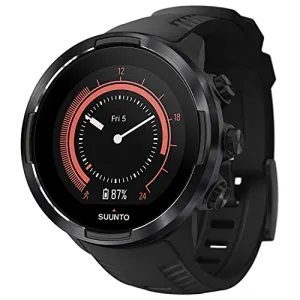 Suunto 9 BARO Black, Durable GPS Sports Watch, Long and Smart Battery Life