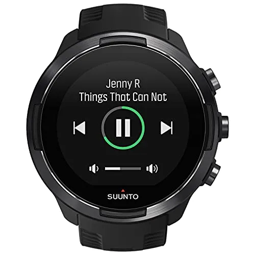 Suunto 9 BARO Black, Durable GPS Sports Watch, Long and Smart Battery Life