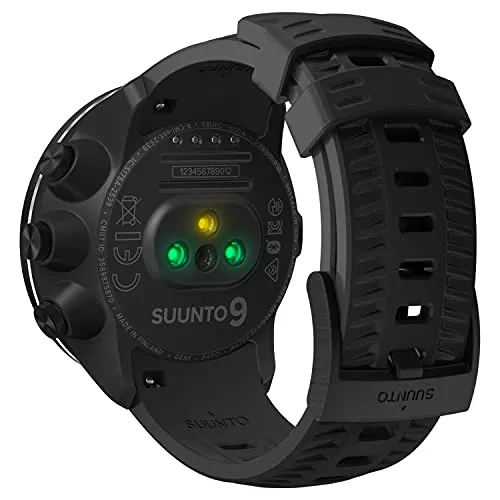 Suunto 9 BARO Black, Durable GPS Sports Watch, Long and Smart Battery Life
