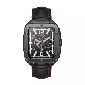 Swiss Military Smart Watch With GunFrame Black Silicon Strap