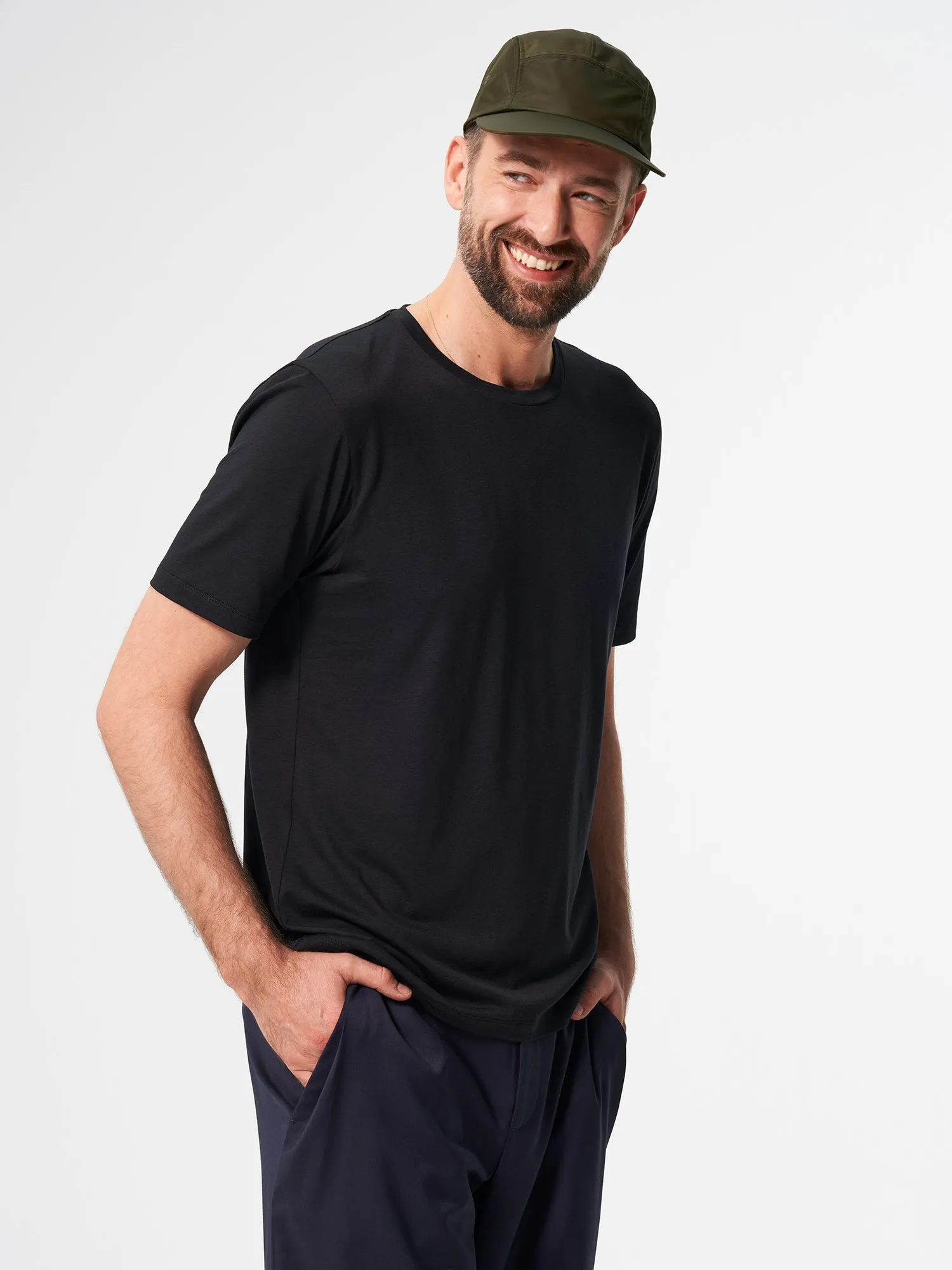 T-Shirt TENCEL™ - Wooden Black (Male)