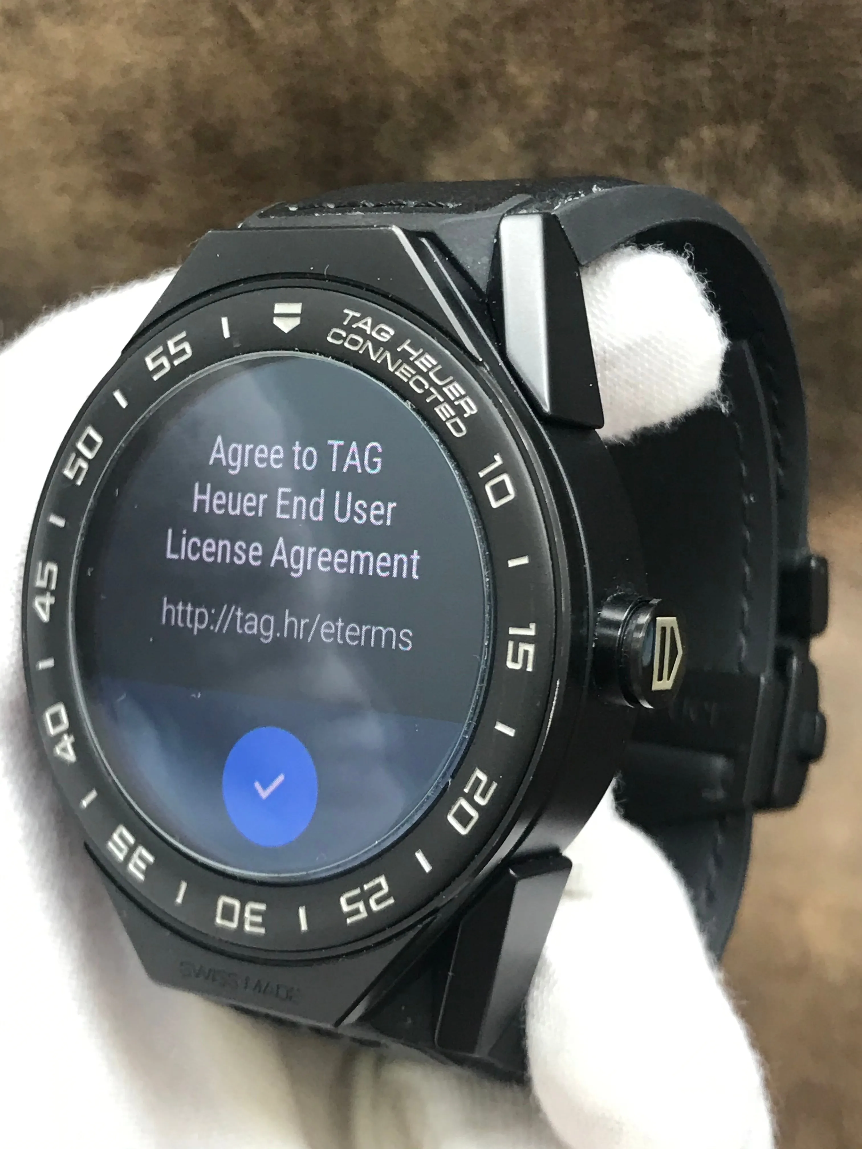 TAG Heuer Connected Modular SBF8A8013 LCD Dial Quartz Men's Watch