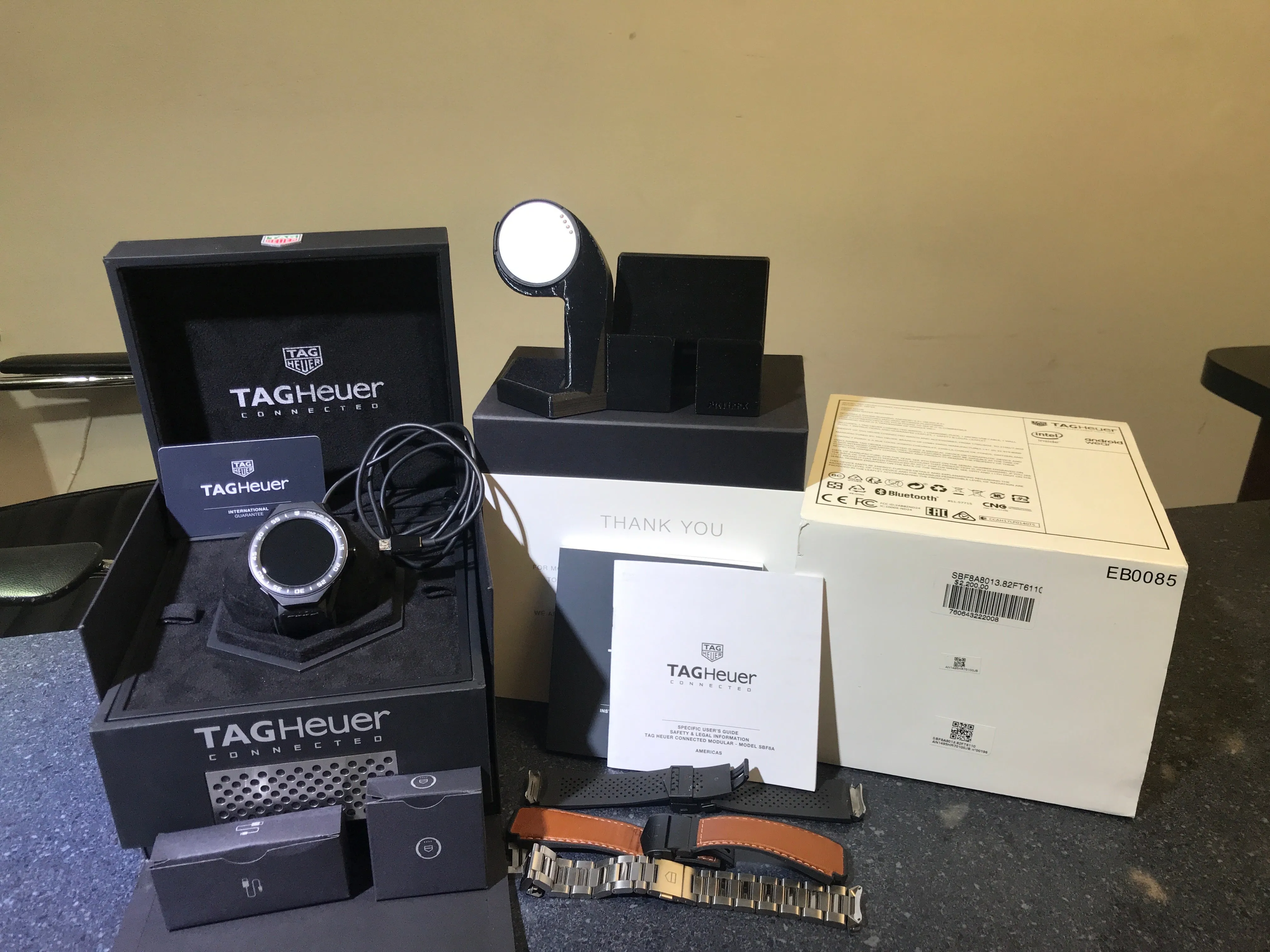 TAG Heuer Connected Modular SBF8A8013 LCD Dial Quartz Men's Watch