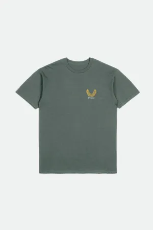 Talon S/S Standard Tee - Dark Forest/Gold