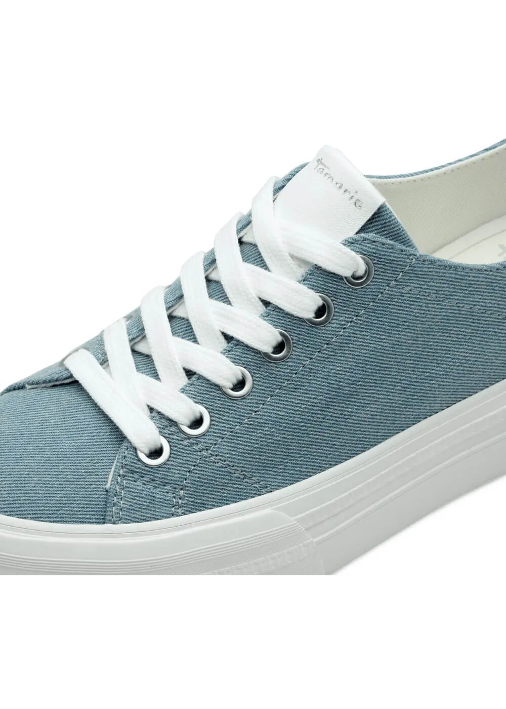 Tamaris Billie Vegan Sneakers Denim Blauw