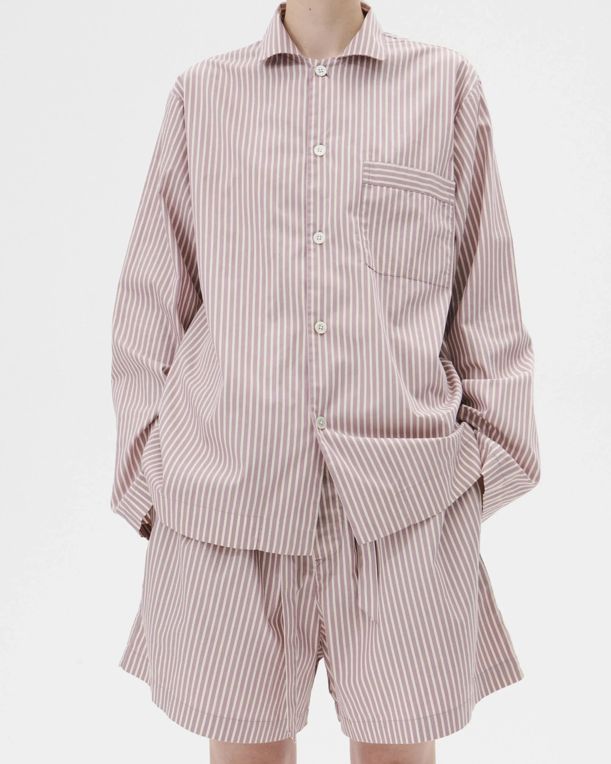 Tekla - Cotton Poplin Pyjamas Shorts