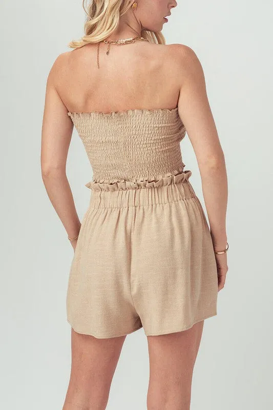 The Callie Tube Top & Shorts Set