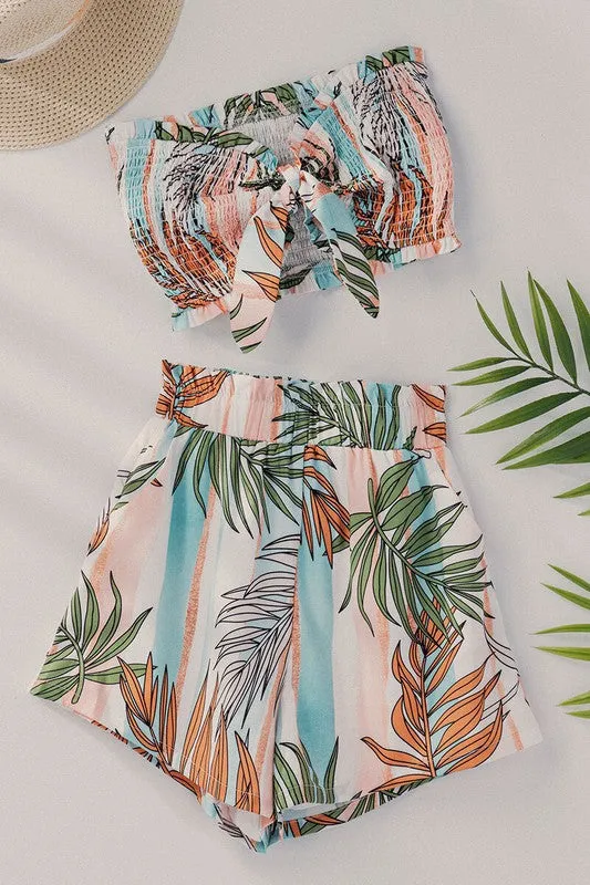 The Callie Tube Top & Shorts Set