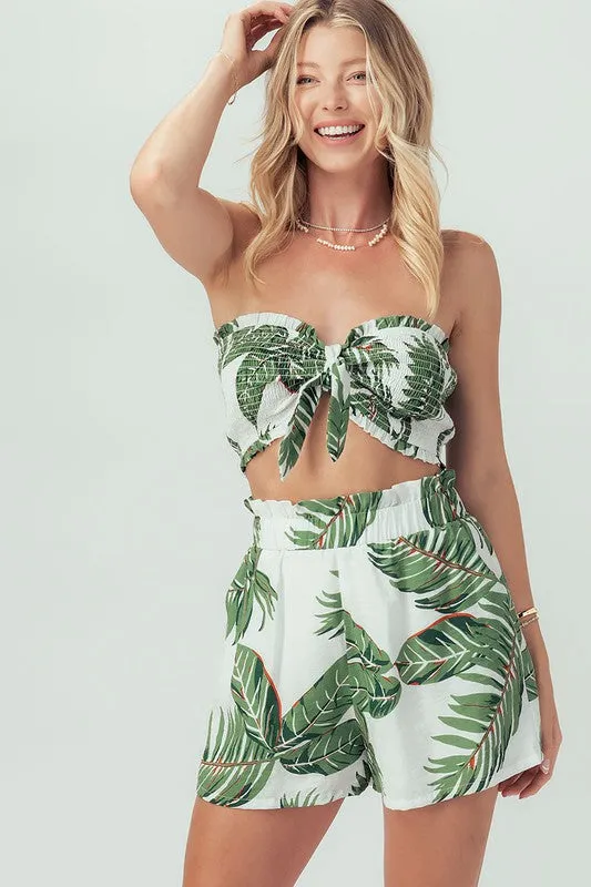 The Callie Tube Top & Shorts Set