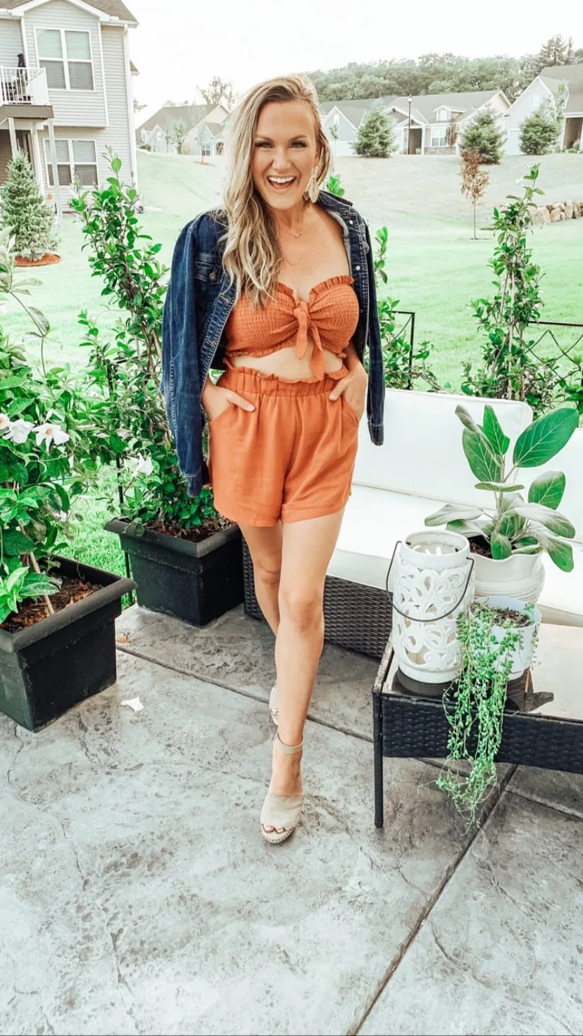 The Callie Tube Top & Shorts Set