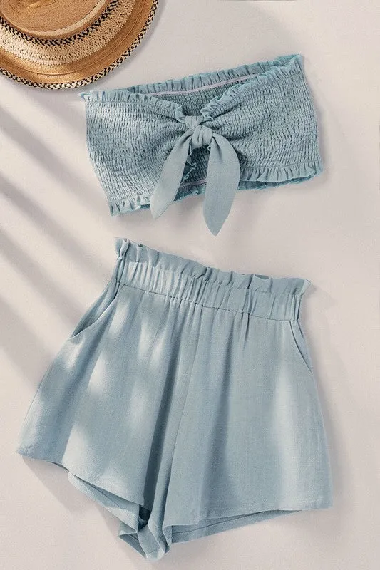 The Callie Tube Top & Shorts Set