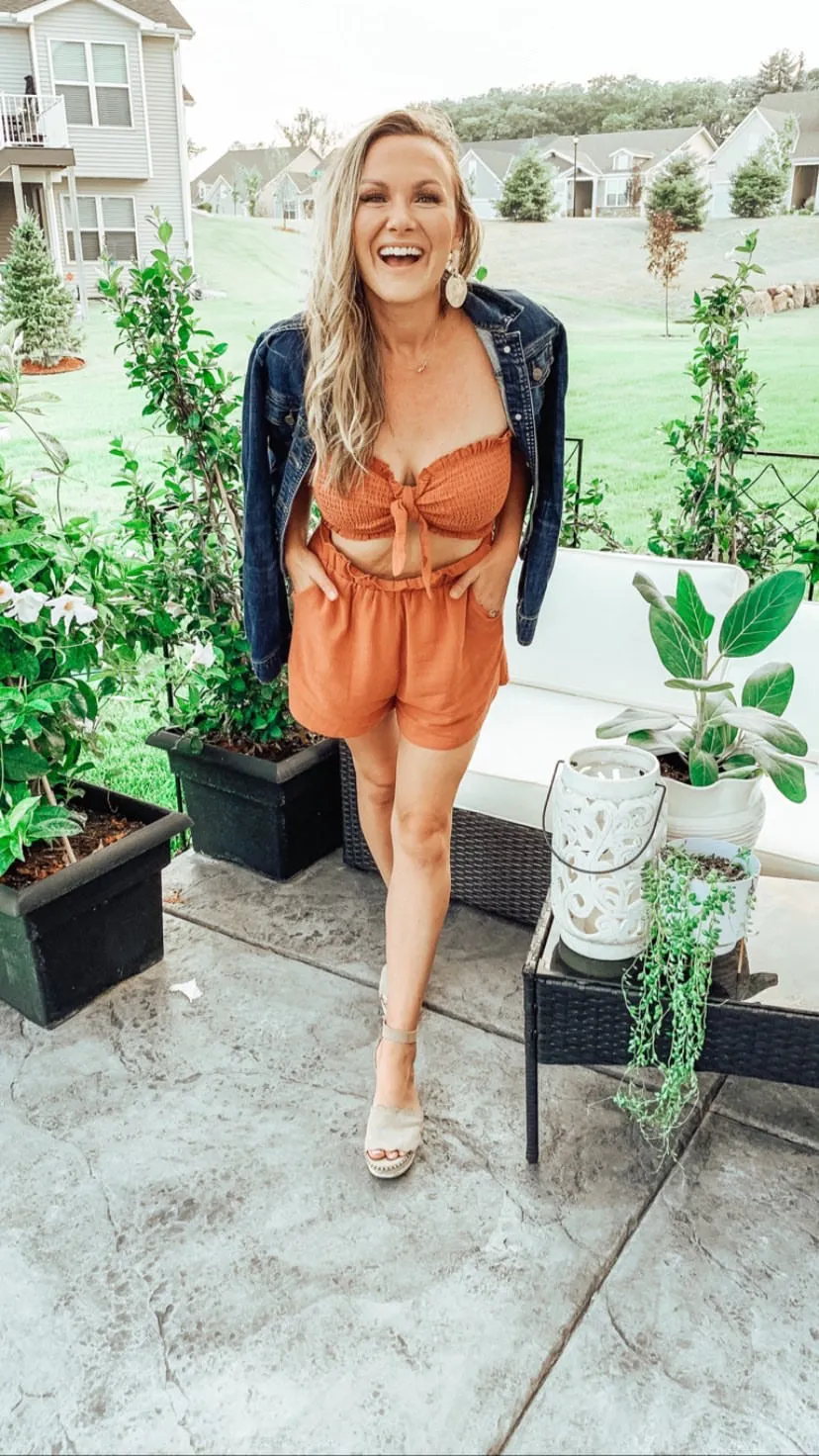 The Callie Tube Top & Shorts Set