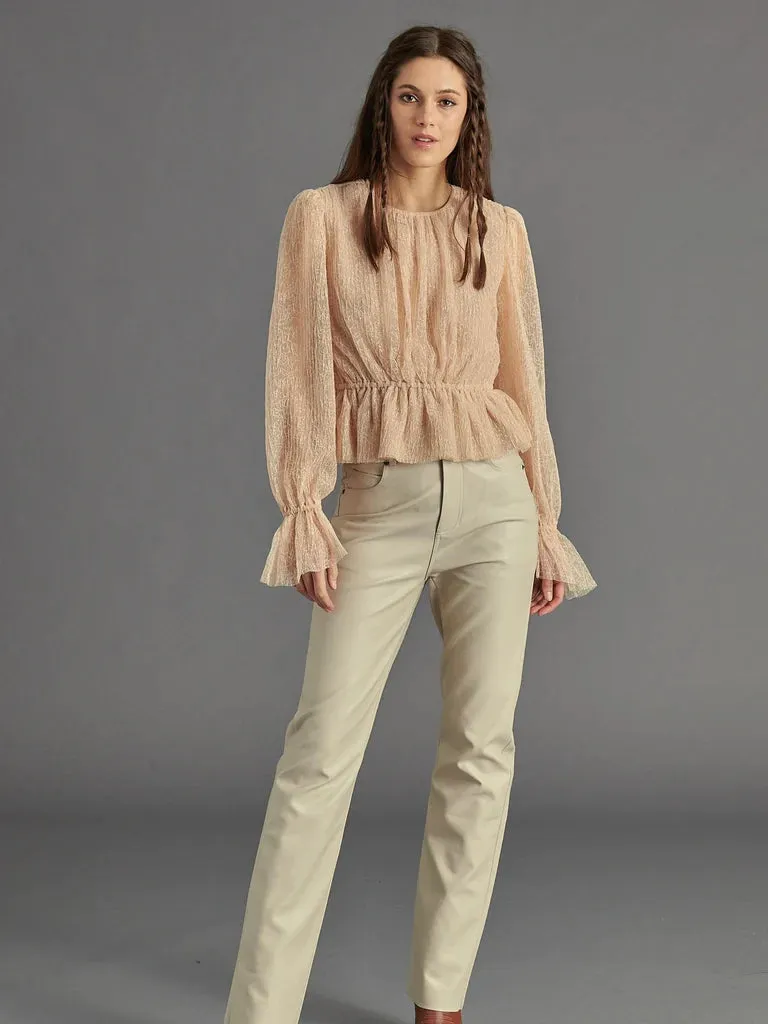The Filippa Textured Blouse