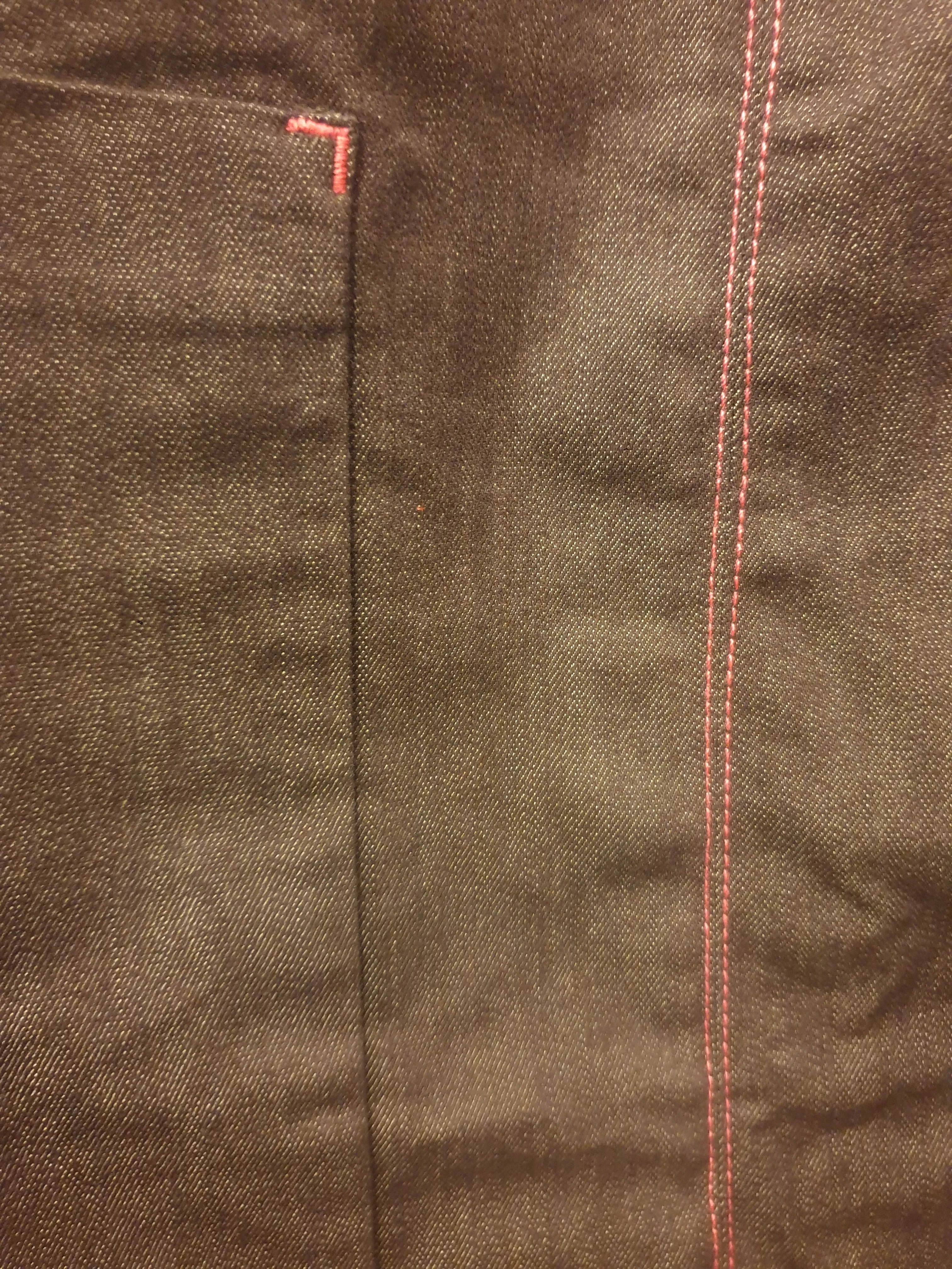 The Letter Q (aka Cue) purple denim skirt size 6