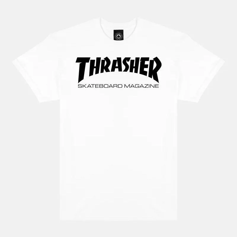 THRASHER Skate Mag Tee White