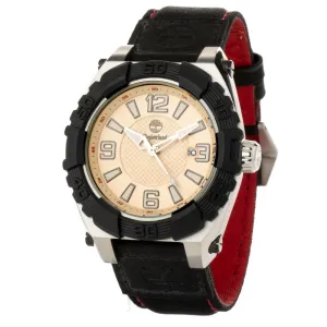 Timberland Black Leather Watch