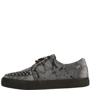 T.U.K for Women: Icy Blue Velvet VLK Sneakers