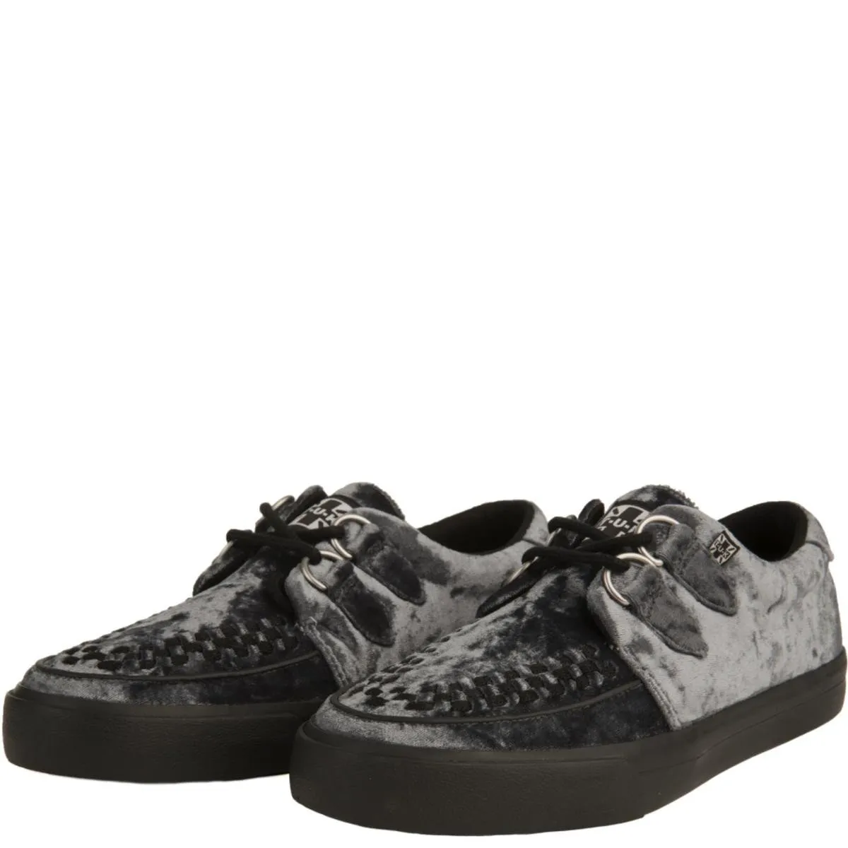 T.U.K for Women: Icy Blue Velvet VLK Sneakers
