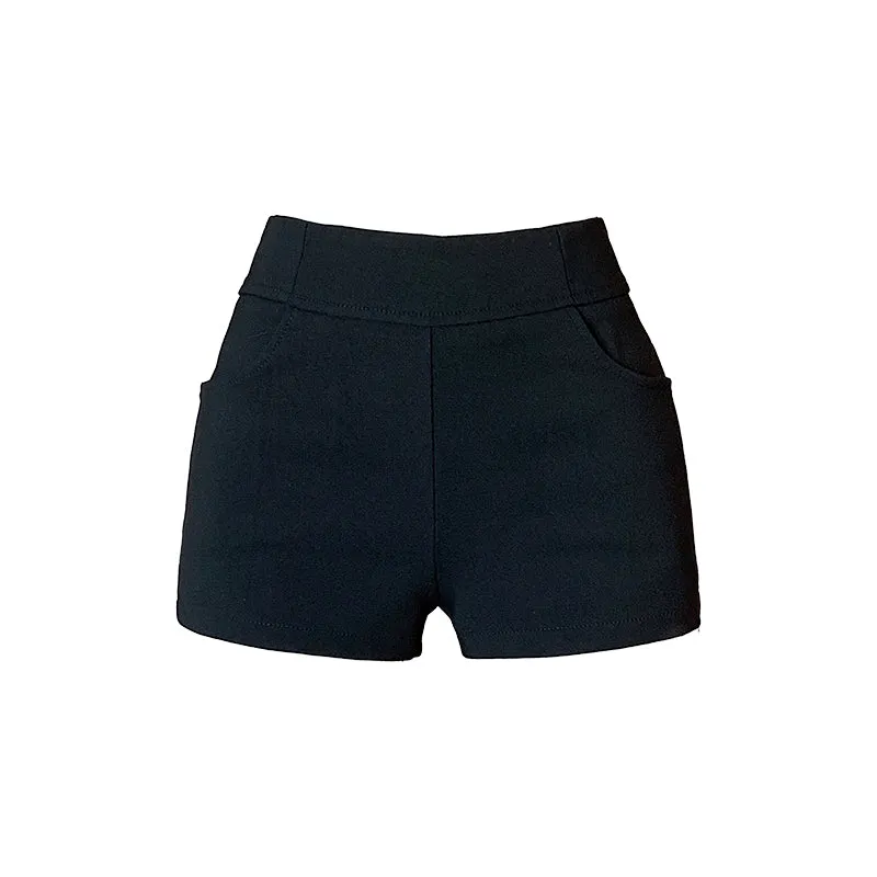 Ultra Short Women's Chino Shorts in Elastic Material