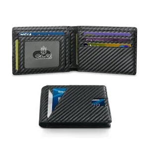 Ultra Thin Leather RFID Bifold Wallet