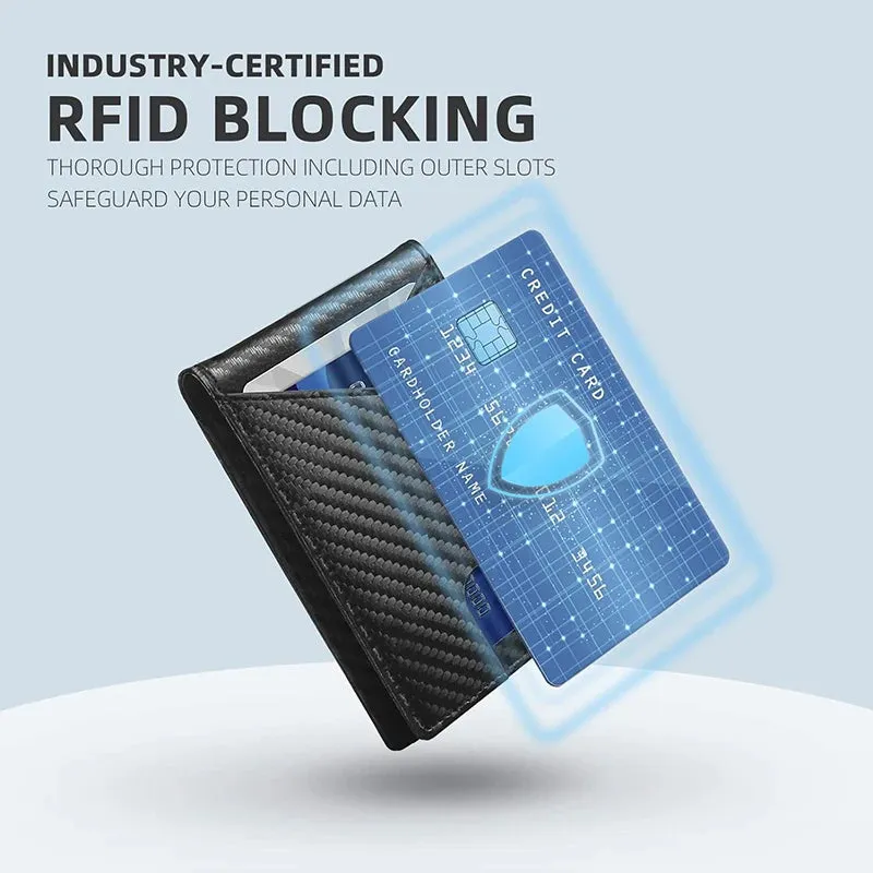Ultra Thin Leather RFID Bifold Wallet