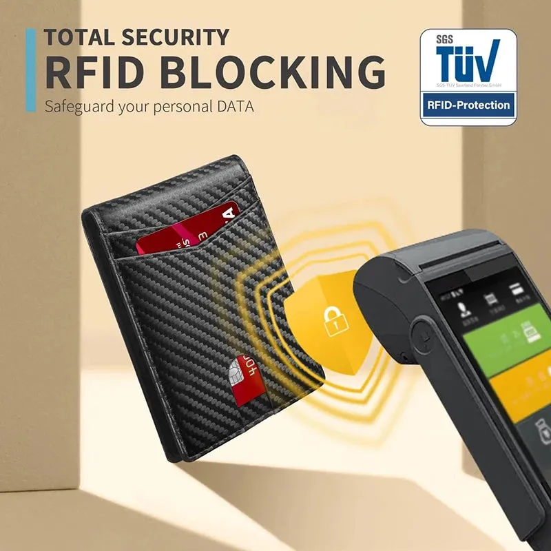 Ultra Thin RFID Leather Wallet