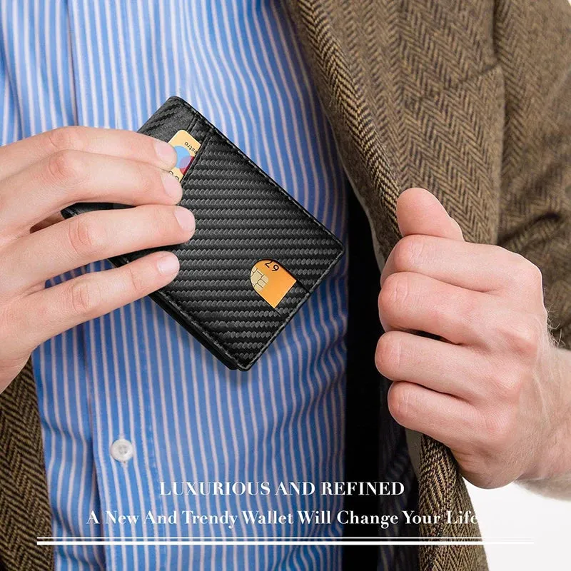 Ultra Thin RFID Leather Wallet