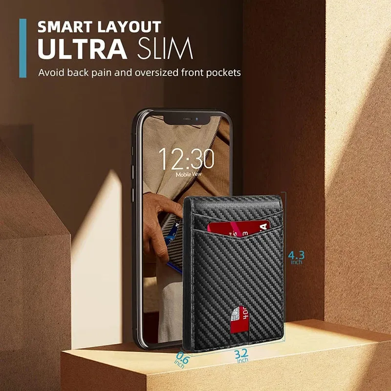 Ultra Thin RFID Leather Wallet