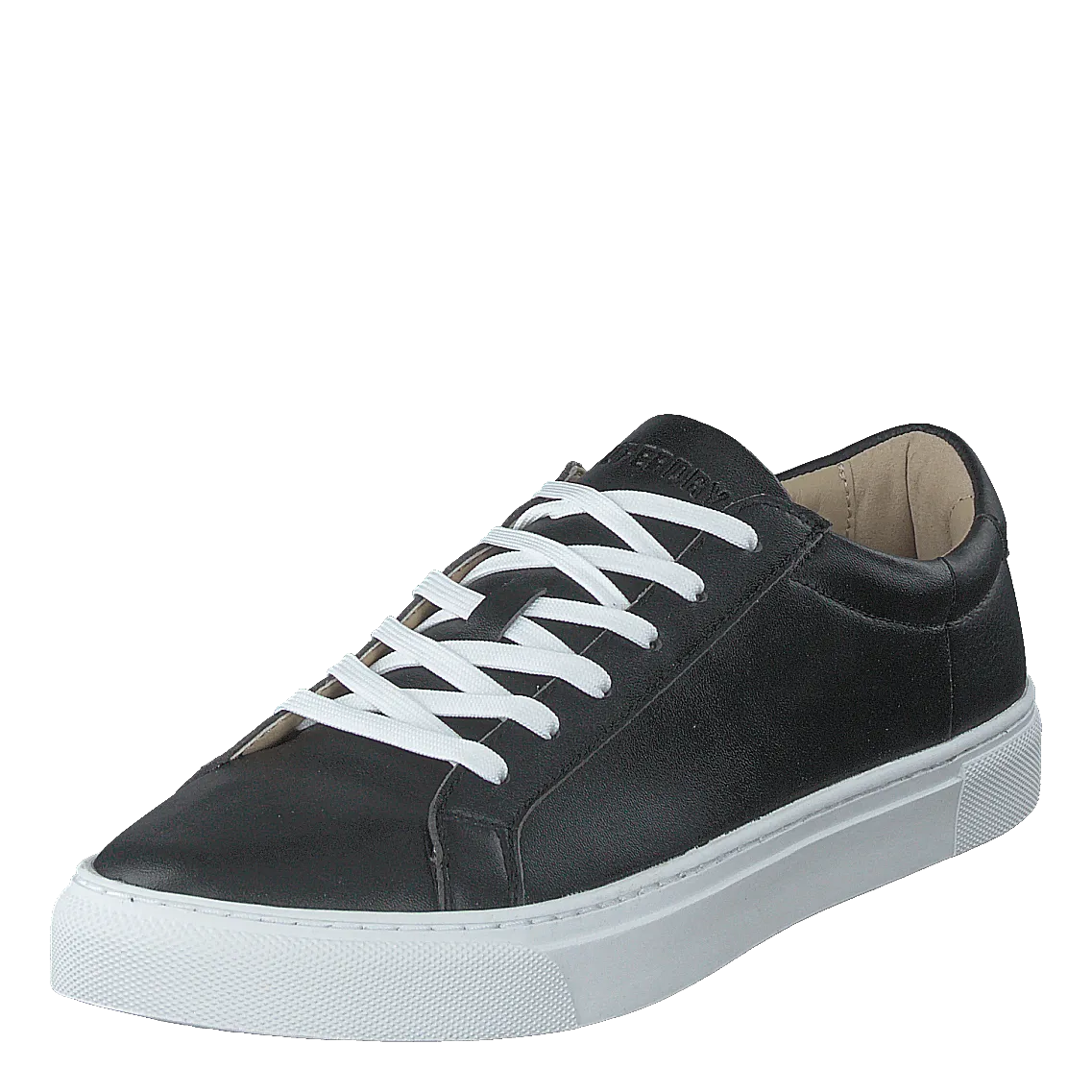 Vegan Sleek Court Trainer Black