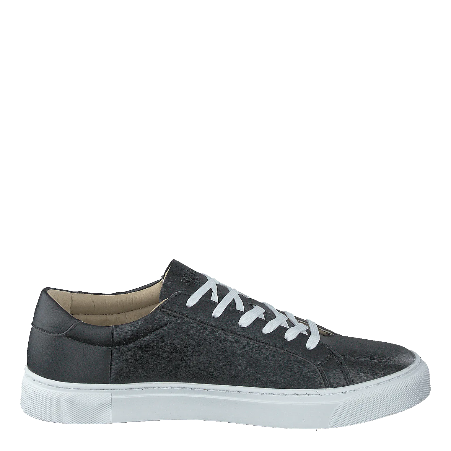Vegan Sleek Court Trainer Black