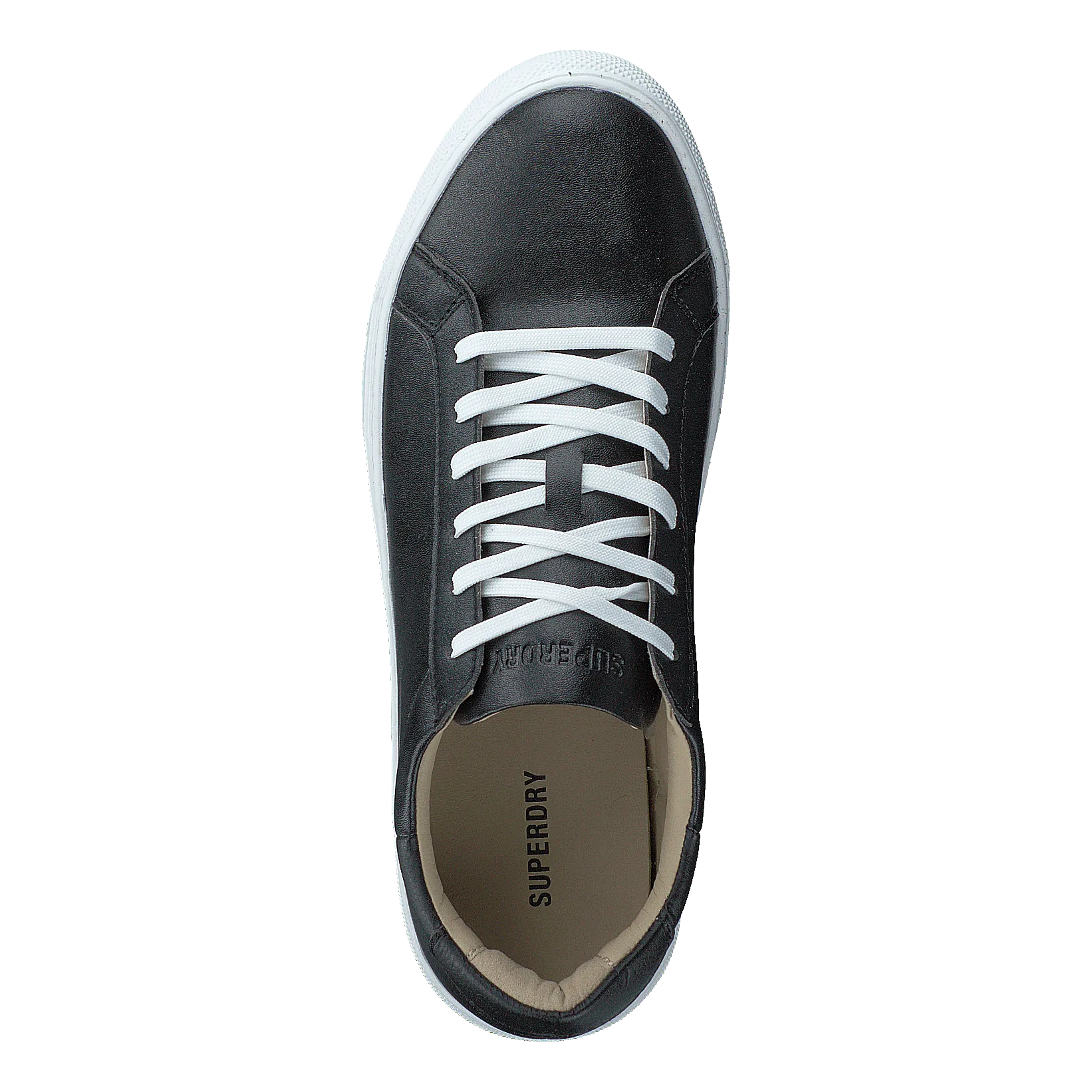 Vegan Sleek Court Trainer Black
