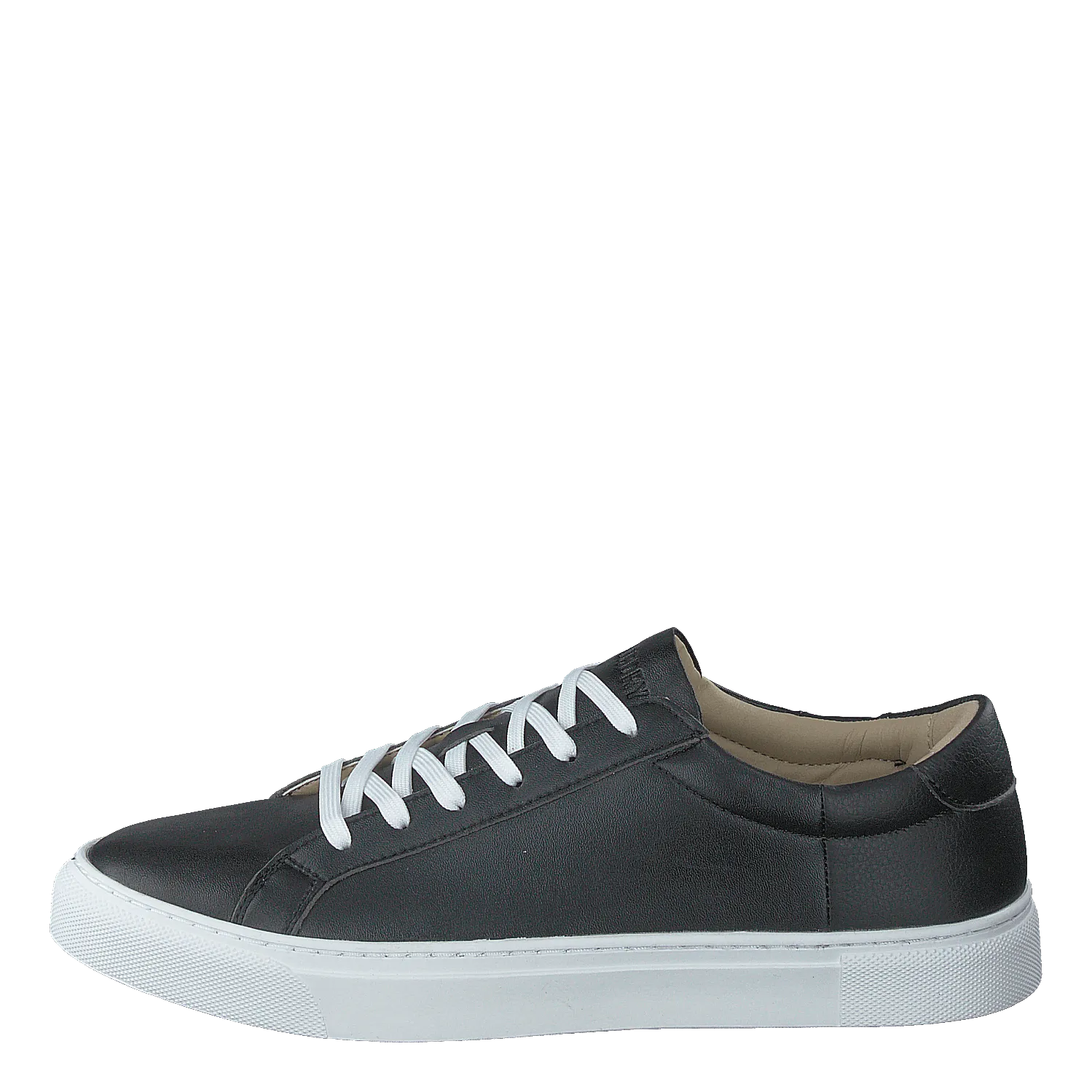 Vegan Sleek Court Trainer Black