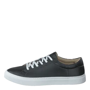 Vegan Sleek Court Trainer Black
