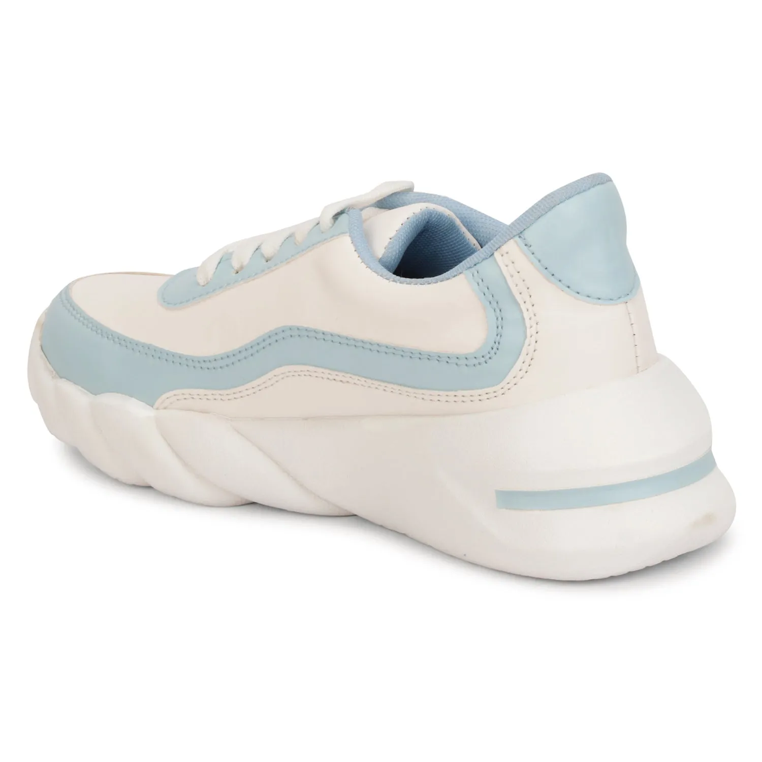 Versatile & Fashionable 100% Vegan Leather Chunky Sole Sneakers